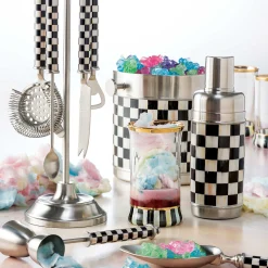 MacKenzie-Childs 3260 Cocktail Shaker - Courtly Check* Outdoor Entertaining