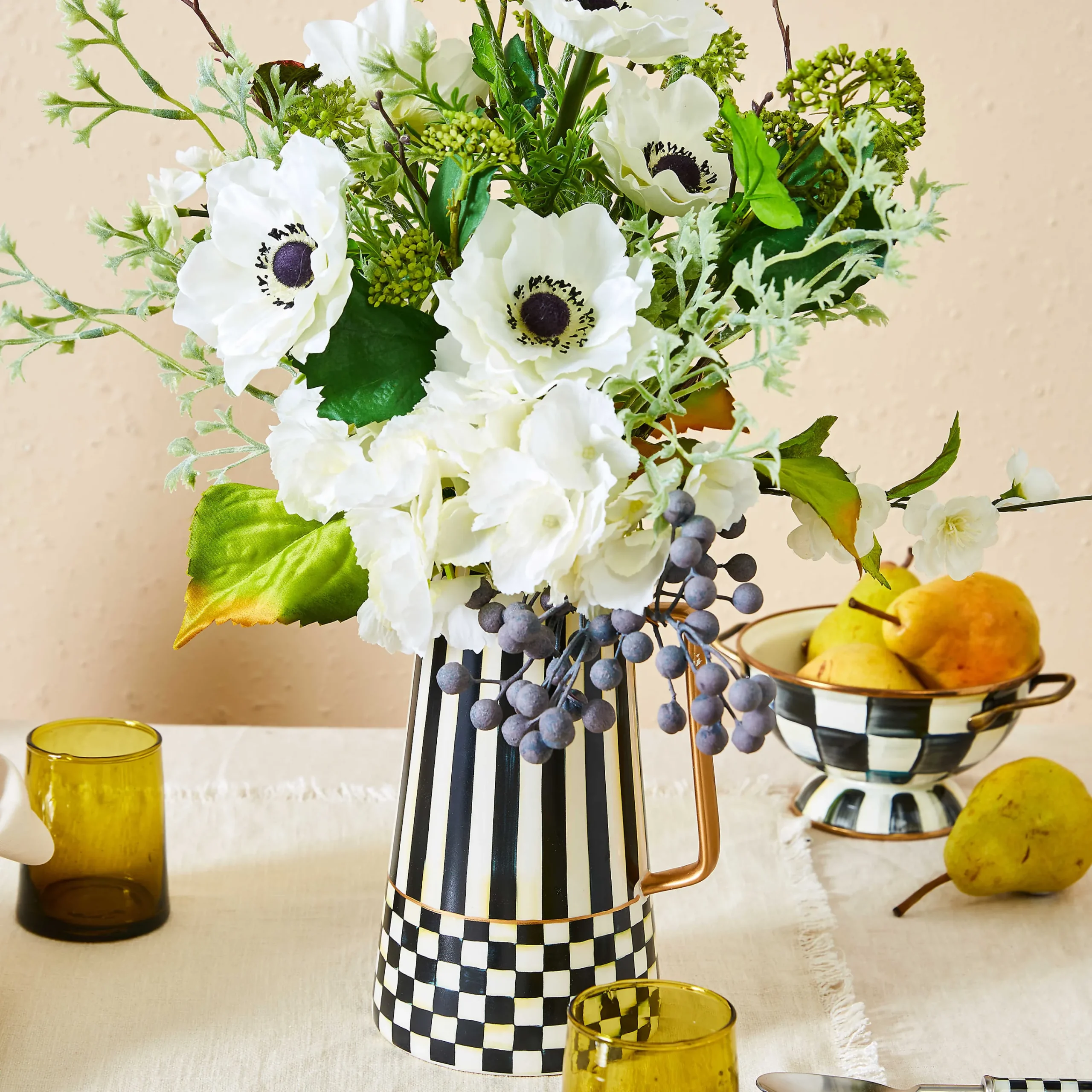 MacKenzie-Childs Anemone Floral Arrangement* Greenery & Florals