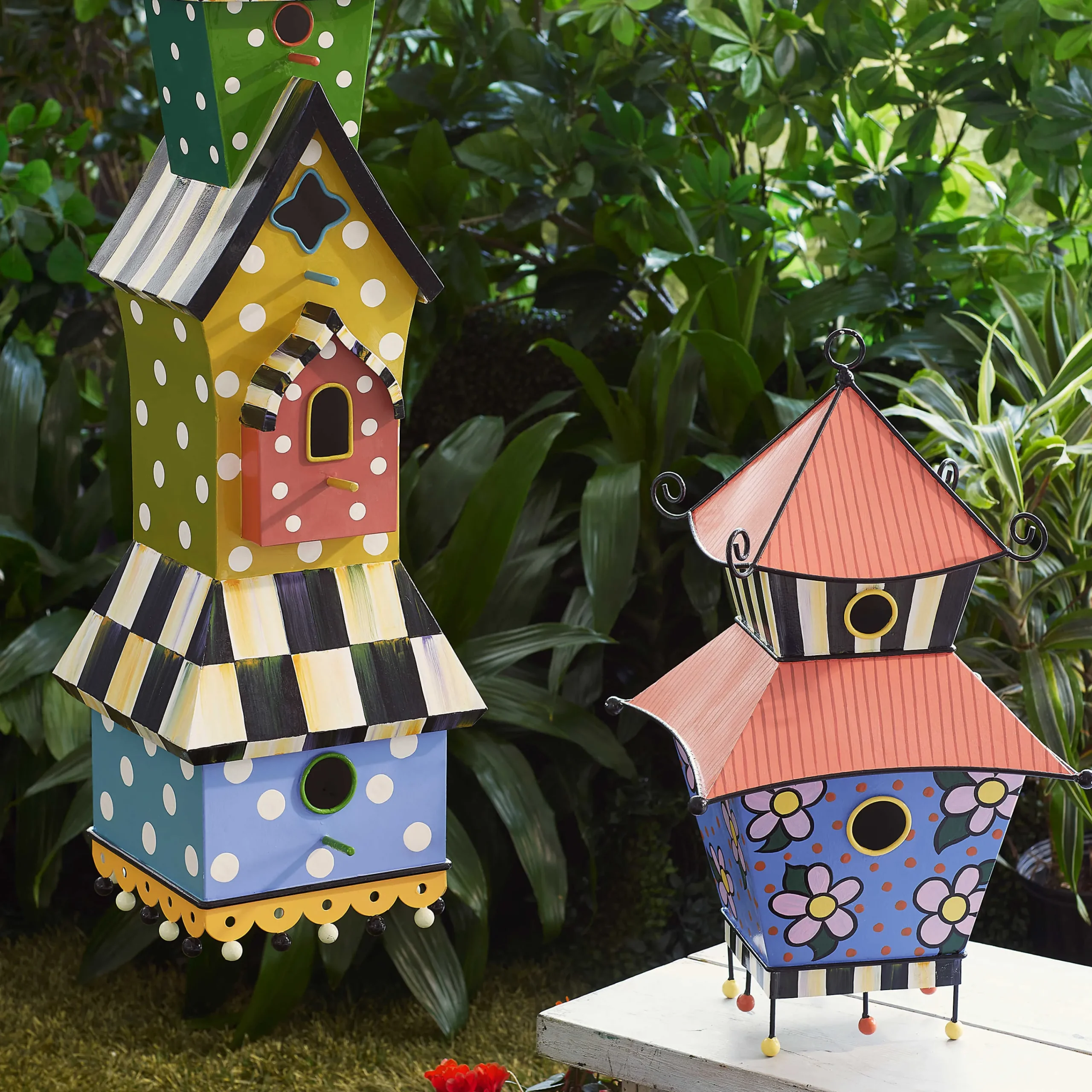 MacKenzie-Childs Avant Garden Birdhouse* Outdoor Decor