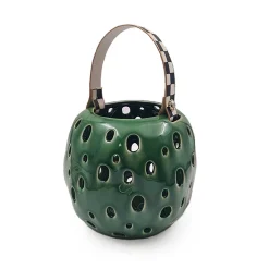 MacKenzie-Childs Avant Garden Ceramic Lantern -Short* Outdoor Decor