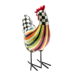 MacKenzie-Childs Avant Garden Chicken - Stripe* Room Accents