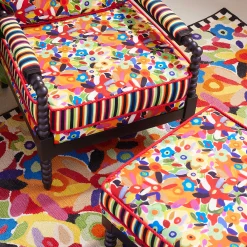 MacKenzie-Childs Avant Garden Outdoor Ottoman* Outdoor Furniture