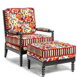 MacKenzie-Childs Avant Garden Outdoor Ottoman* Outdoor Furniture