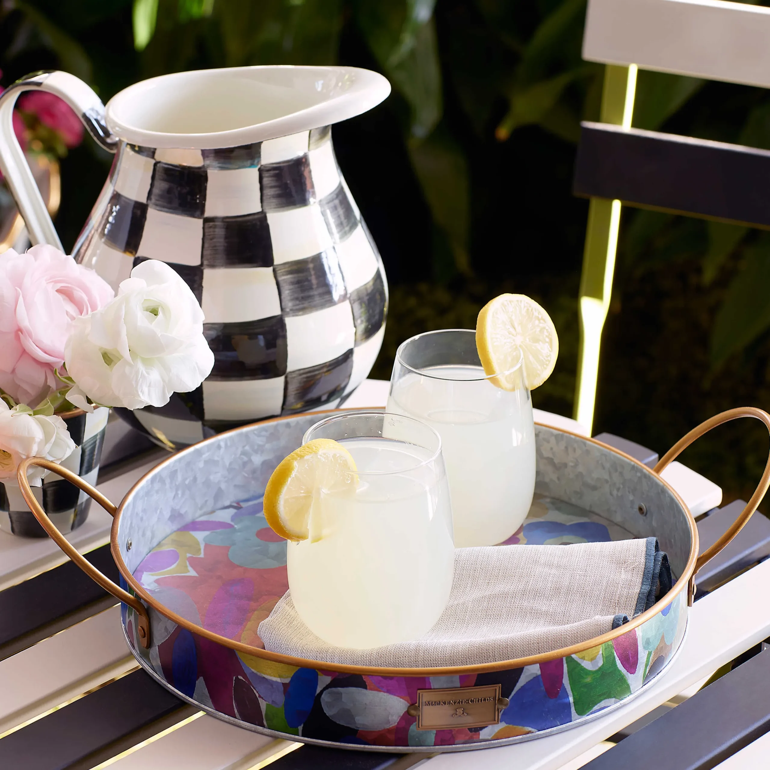 MacKenzie-Childs Avant Garden Serving Trays - Set Of 2* Outdoor Entertaining