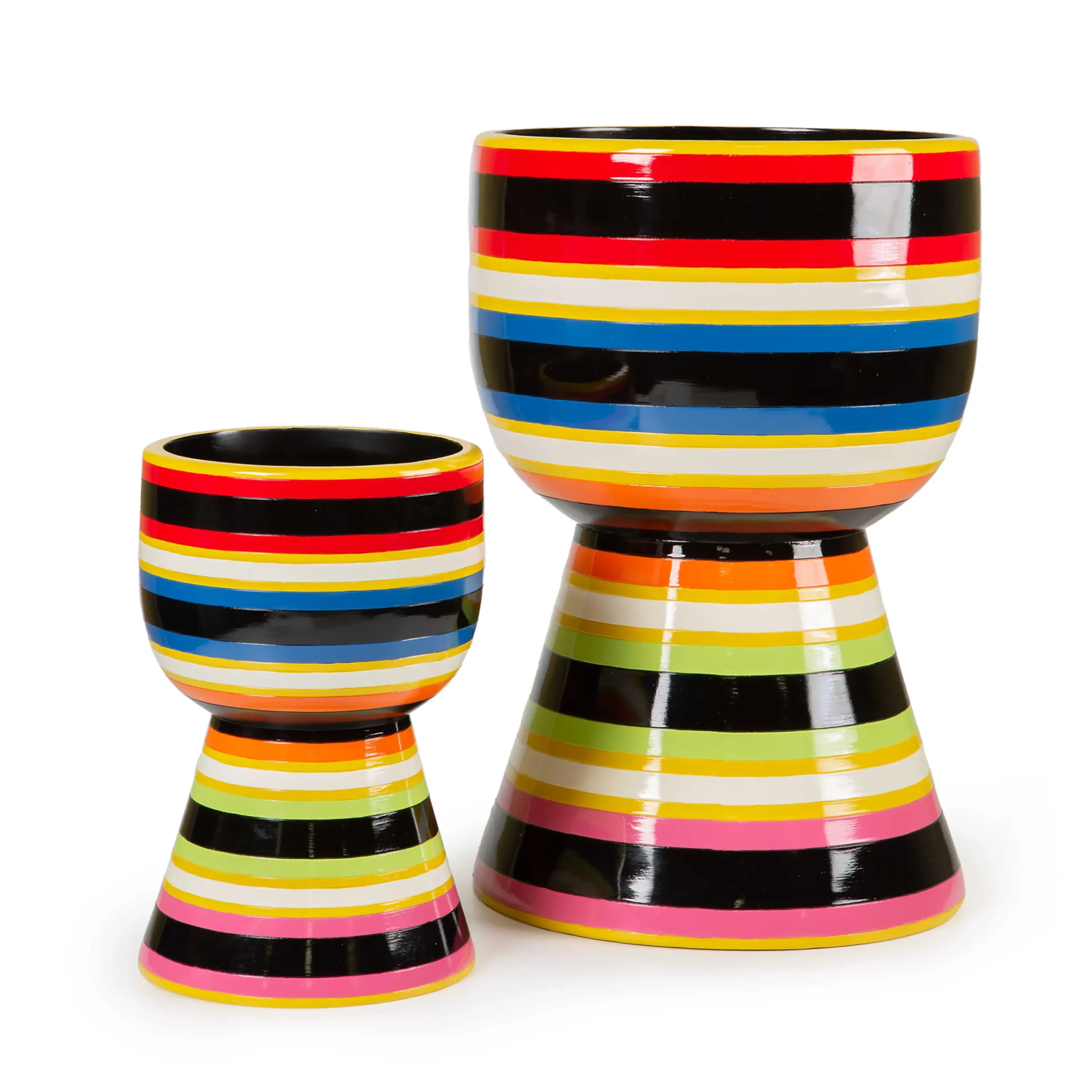 MacKenzie-Childs Avant Garden Striped Planter- Small* Pots & Planters