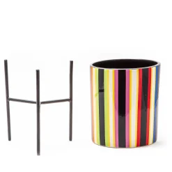 MacKenzie-Childs Avant Garden Tabletop Planter - Stripe* Pots & Planters