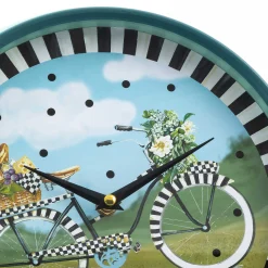 MacKenzie-Childs Bike Ride Wall Clock* Room Accents