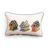 MacKenzie-Childs Bird House Lumbar Pillow* Pillows, Throws, & Cushions