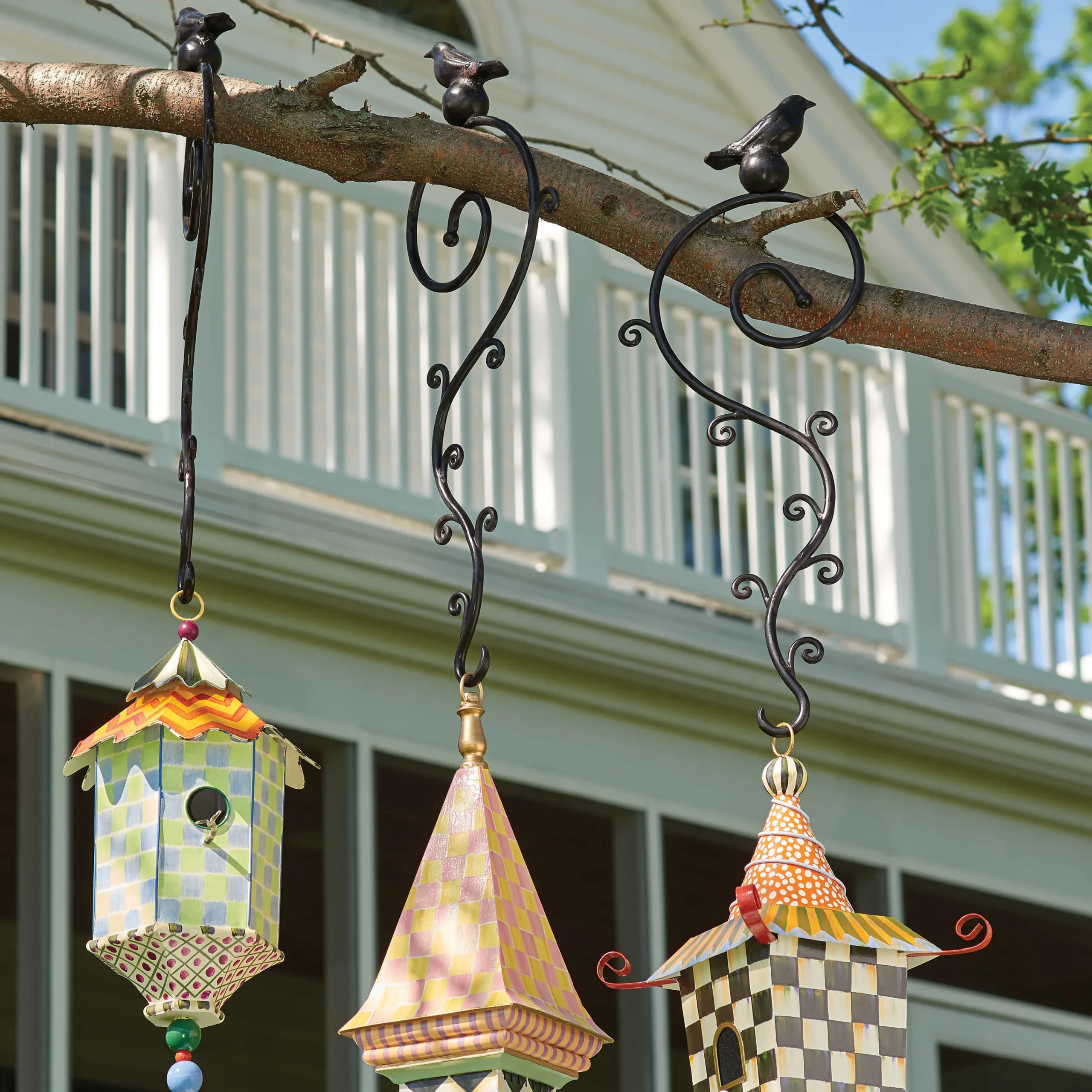 MacKenzie-Childs Birdhouse Hook* Garden Accessories