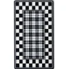 MacKenzie-Childs Black & White Tartan Rug - 2'3" X 3'9"* Rugs