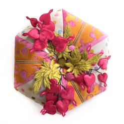 MacKenzie-Childs Bleeding Hearts Footstool* Living Room