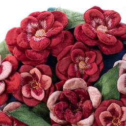 MacKenzie-Childs Bluetopia Kitano Footstool* Living Room