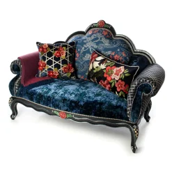 MacKenzie-Childs Bluetopia Loveseat* Living Room