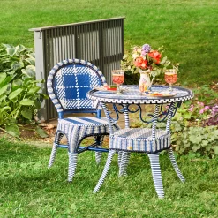 MacKenzie-Childs Boathouse Outdoor Cafe Table* Outdoor Furniture