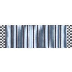 MacKenzie-Childs Boathouse Outdoor Striped Rug - 2'6" X 8' Runner* Outdoor Rugs & Mats