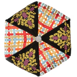 MacKenzie-Childs Bramble Briar Footstool* Living Room