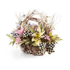 MacKenzie-Childs Butterfly Garden Basket Arrangement* Outdoor Entertaining