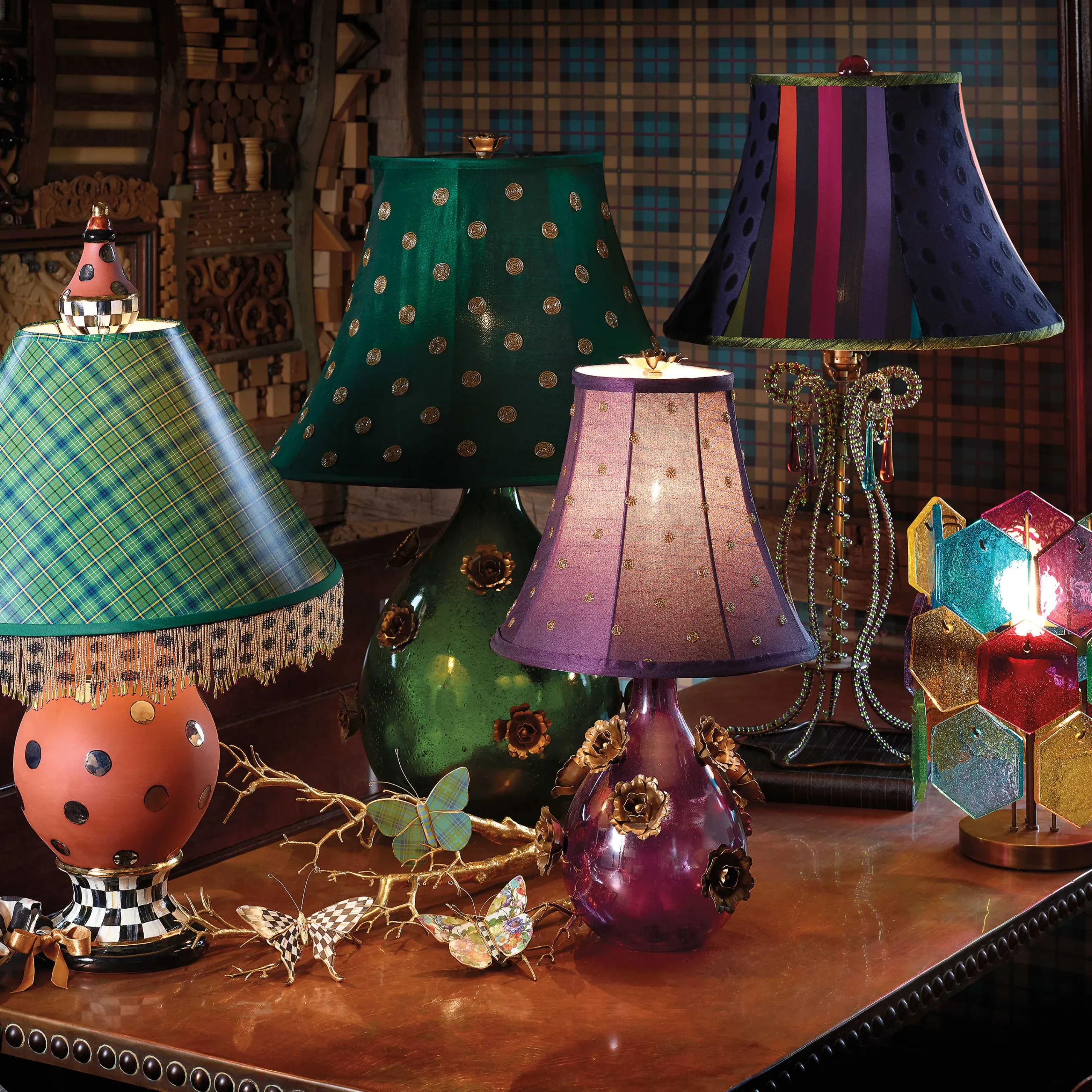 MacKenzie-Childs Butterfly Trio Wall Decor - Pond* Room Accents