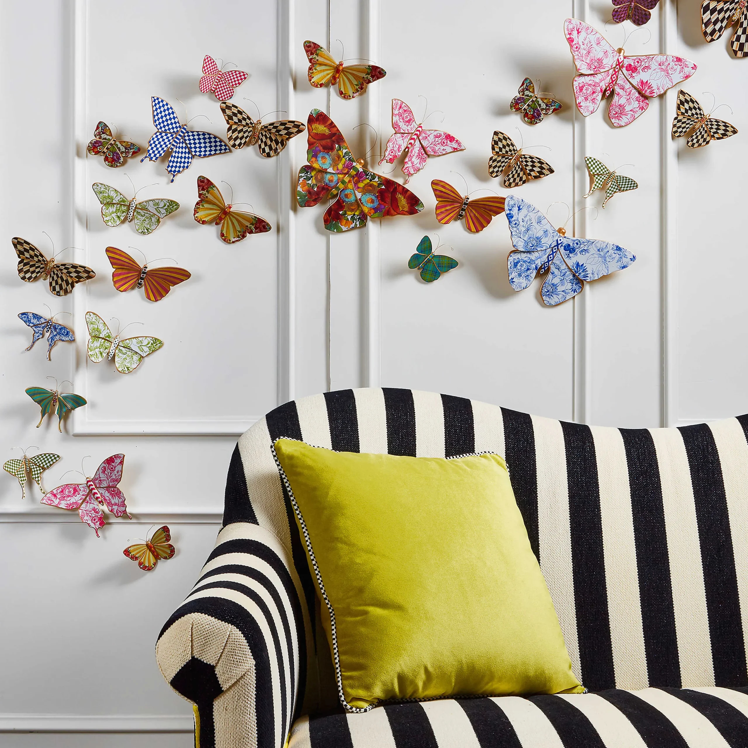 MacKenzie-Childs Butterfly Trio Wall Decor - Pond* Room Accents