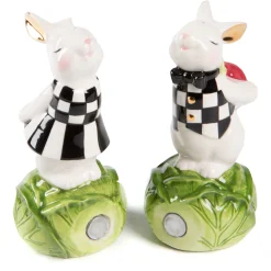 MacKenzie-Childs Cabbage Garden Salt & Pepper Set* Outdoor Entertaining