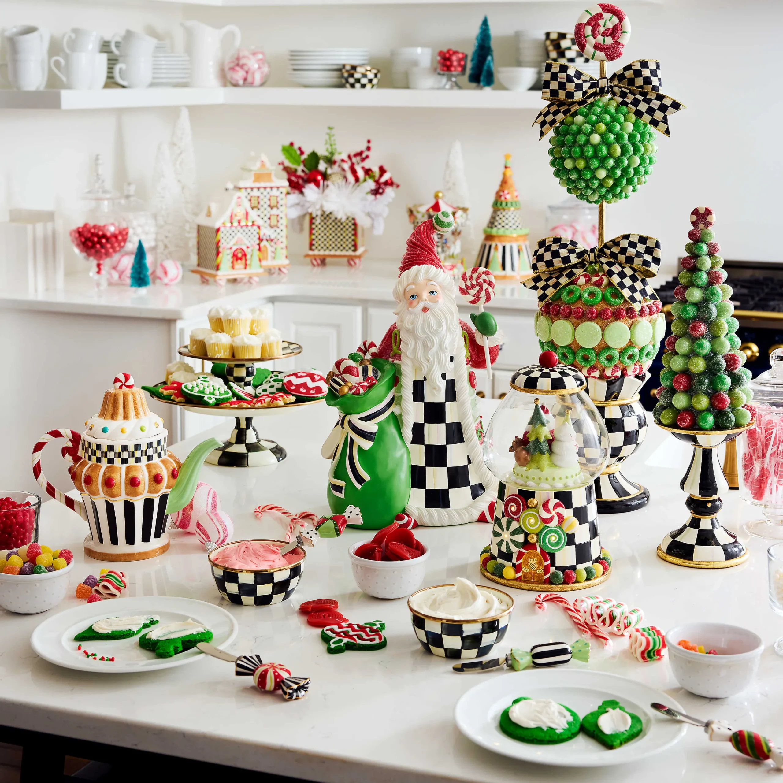 MacKenzie-Childs Candy Cottage Arrangement* Room Accents