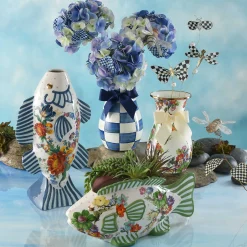 MacKenzie-Childs Capiz Bug Picks - Set Of 3* Greenery & Florals