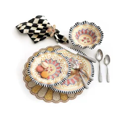 MacKenzie-Childs Check Flatware - 5-Piece Place Setting* Outdoor Entertaining