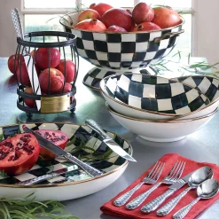 MacKenzie-Childs Check Flatware - 5-Piece Place Setting* Outdoor Entertaining