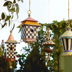 MacKenzie-Childs Check It Out Birdhouse* Garden Accessories