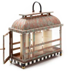 MacKenzie-Childs Check It Out Lantern - Large* Outdoor Decor