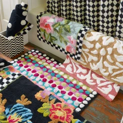 MacKenzie-Childs Chelsea Garden Bath Rug* Bed & Bath