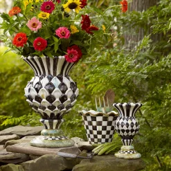 MacKenzie-Childs Cheltenham Thistle Urn* Pots & Planters