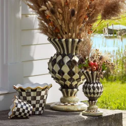 MacKenzie-Childs Cheltenham Thistle Urn* Pots & Planters