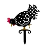MacKenzie-Childs Chicken Lawn Stake - Pecking* Garden Accessories
