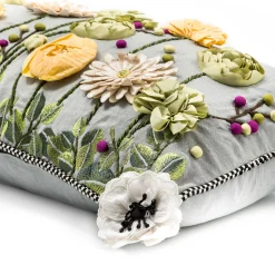 MacKenzie-Childs Coming Up Daisies Lumbar Pillow* Pillows, Throws, & Cushions