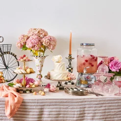 MacKenzie-Childs Coquette Goblet - Pink* Outdoor Entertaining