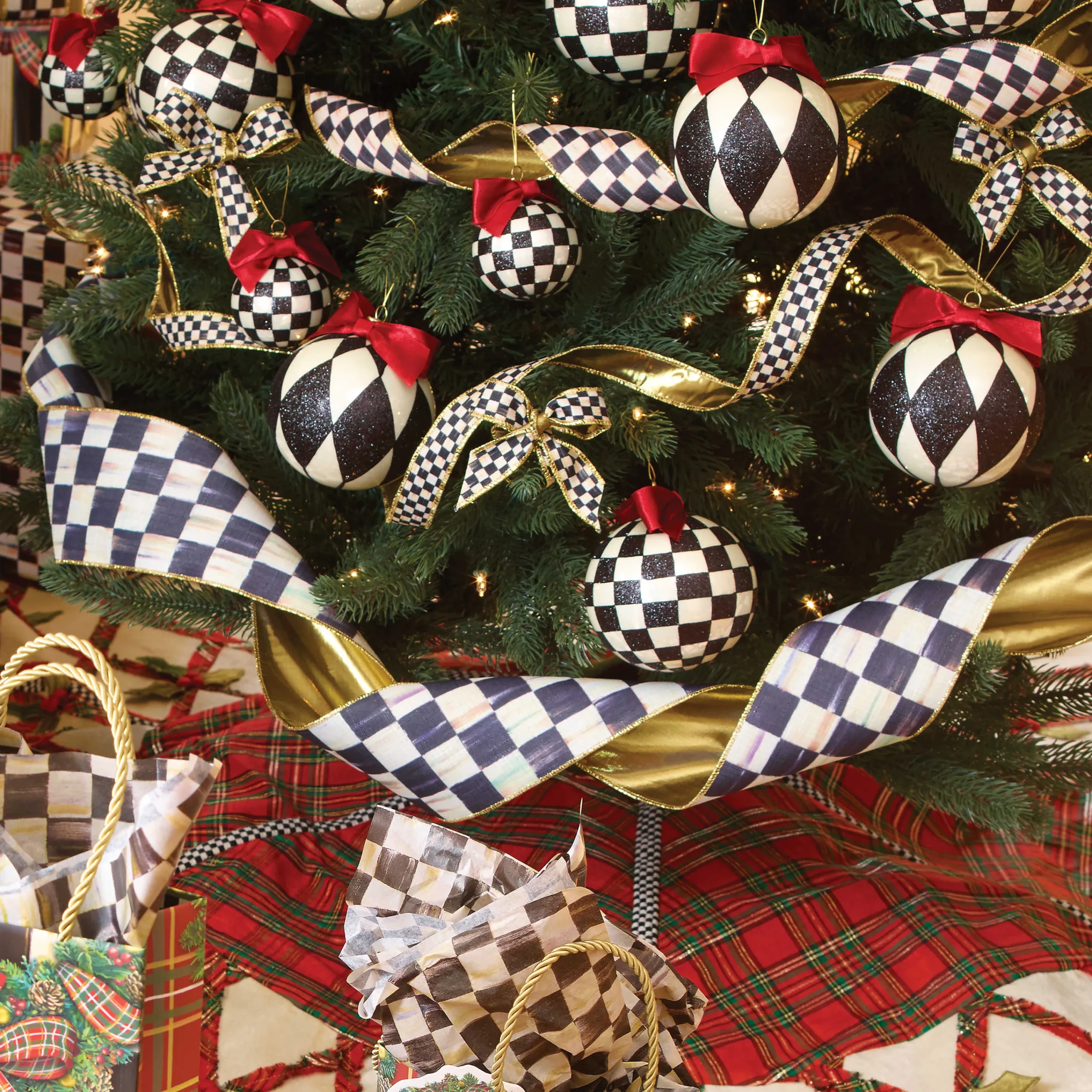 MacKenzie-Childs Courtly Check 4" Ribbon* Room Accents