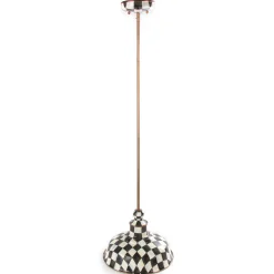 MacKenzie-Childs Courtly Check Barn Pendant Lamp - 12