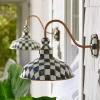 MacKenzie-Childs Courtly Check Barn Sconce - 12"* Lighting