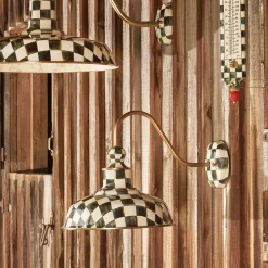 MacKenzie-Childs Courtly Check Barn Sconce - 12