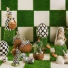 MacKenzie-Childs Courtly Check Basket Bunny* Room Accents