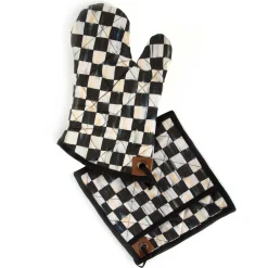 MacKenzie-Childs Courtly Check Bistro Oven Mitt* Kitchen & Table Linens