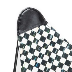 MacKenzie-Childs Courtly Check Butterfly Chair* Entryway Furniture