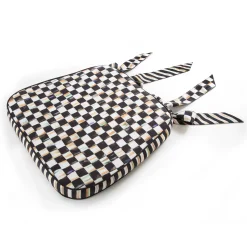 MacKenzie-Childs Courtly Check Chair Cushion* Pillows, Throws, & Cushions