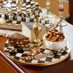 MacKenzie-Childs Courtly Check Cheese Course* Outdoor Entertaining