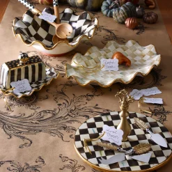 MacKenzie-Childs Courtly Check Cheese Course* Outdoor Entertaining