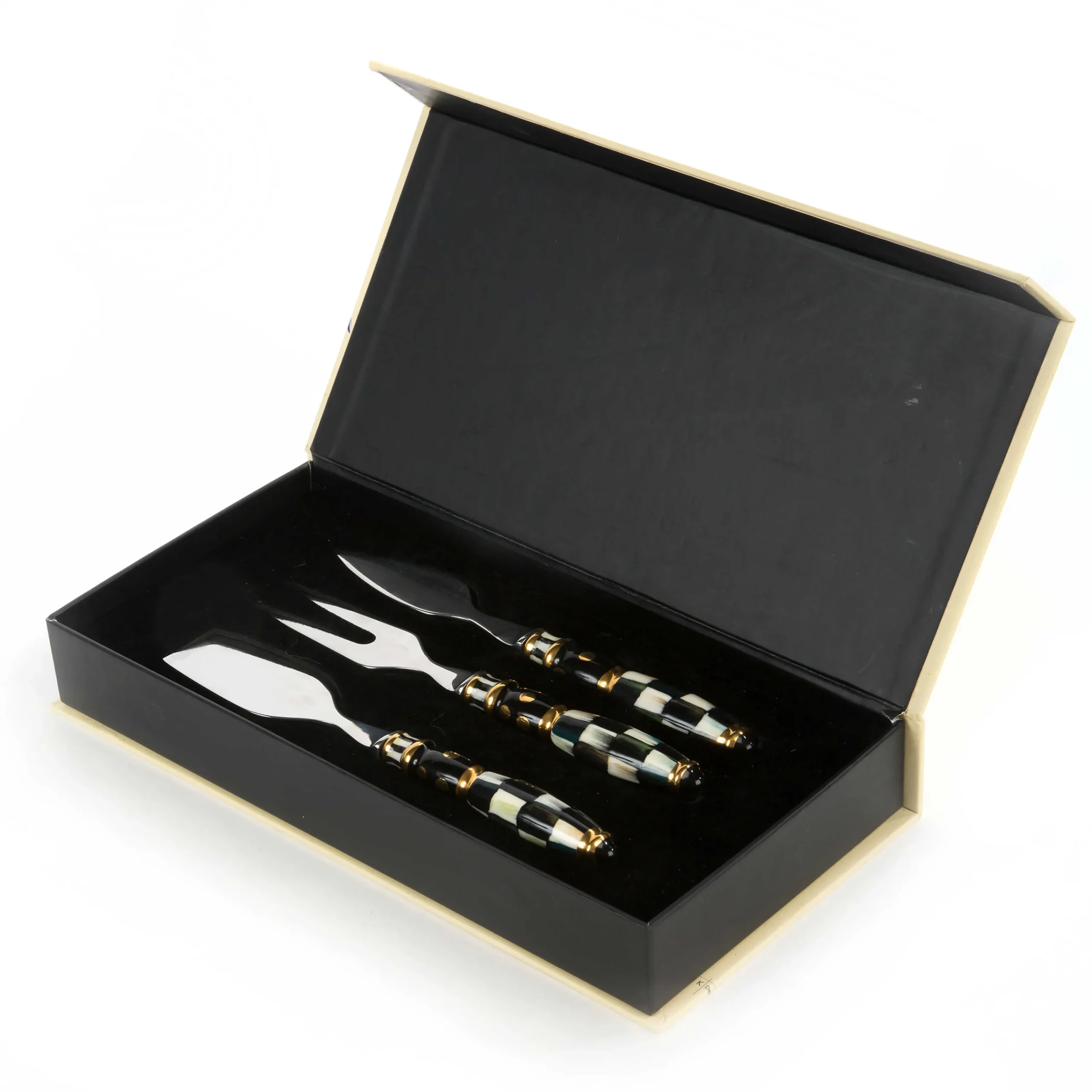 MacKenzie-Childs Courtly Check Cheese Knife Set* Outdoor Entertaining