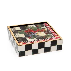 MacKenzie-Childs Courtly Check Cocktail Napkin Holder* Outdoor Entertaining