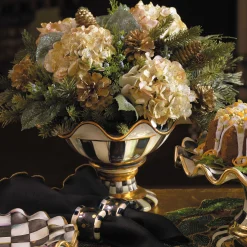 MacKenzie-Childs Courtly Check Compote* Outdoor Entertaining