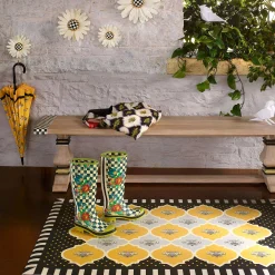 MacKenzie-Childs Courtly Check Daisy Wall Decor - Medium* Room Accents